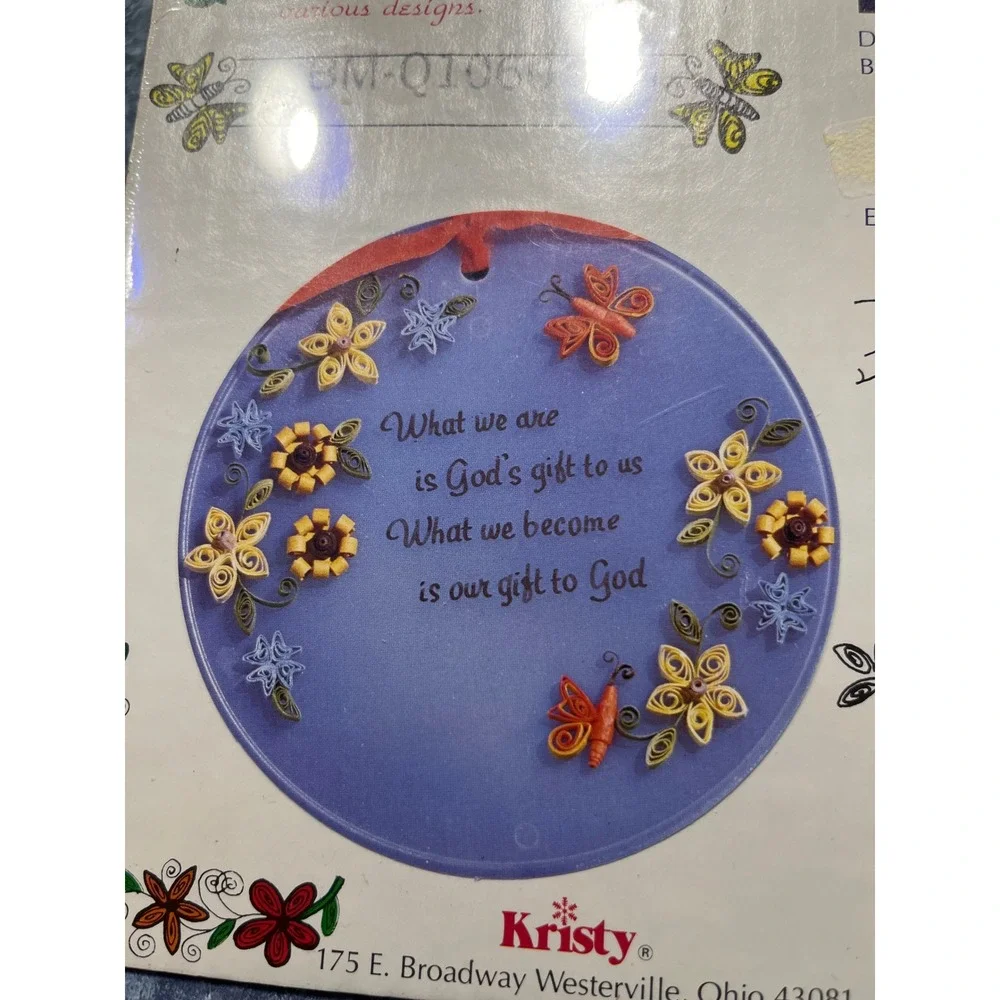 Vintage Quilling Momentos Kit Barbara Maddox God's Gift BM-Q1060 Paper Craft DIY